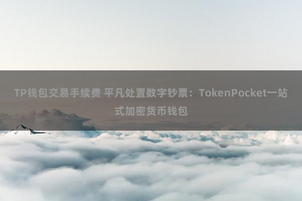 TP钱包交易手续费 平凡处置数字钞票：TokenPocket一站式加密货币钱包